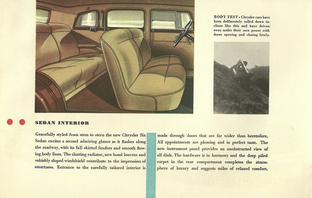 1934 Chrysler Six Brochure Page 18